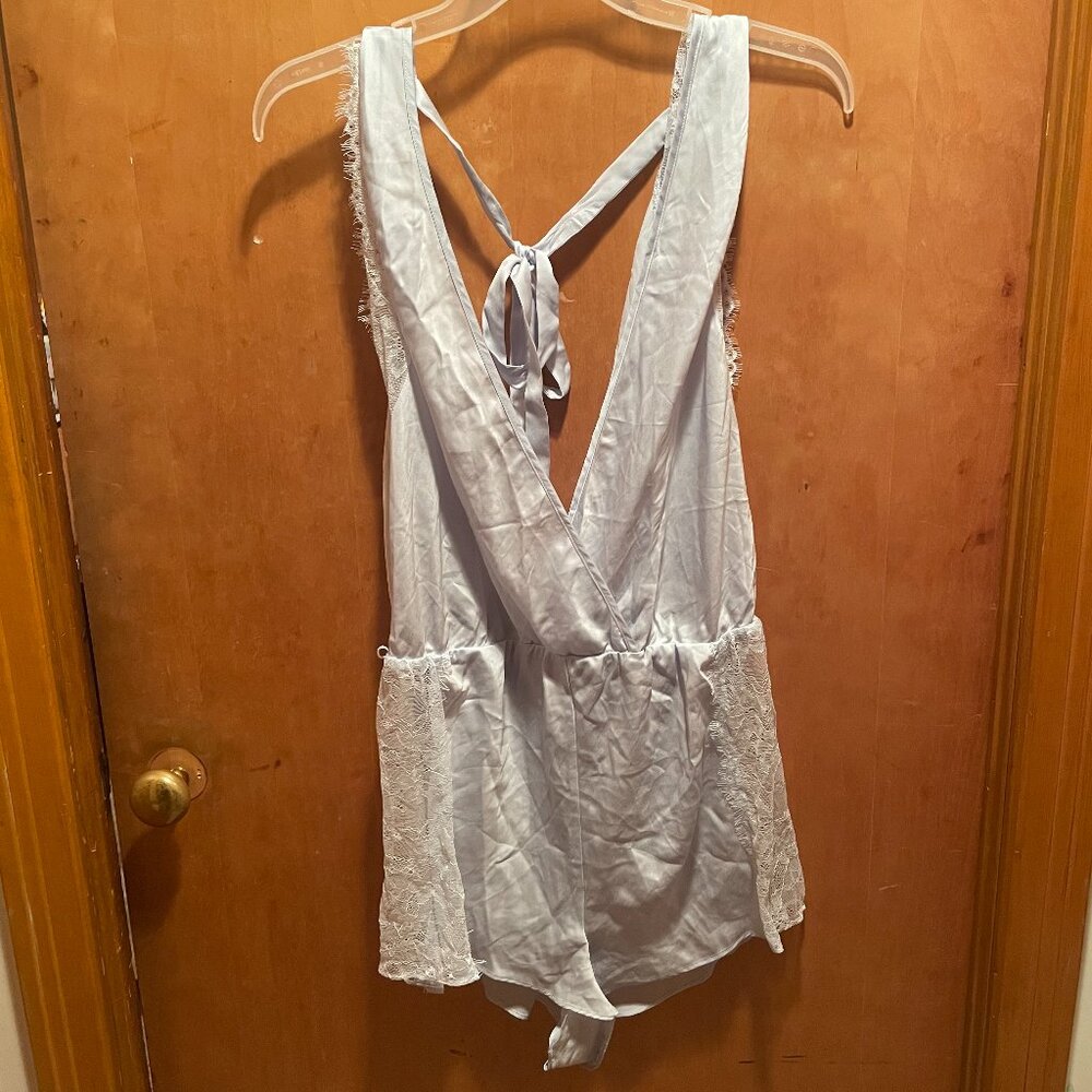 Adore Me Light Blue Sleep Romper